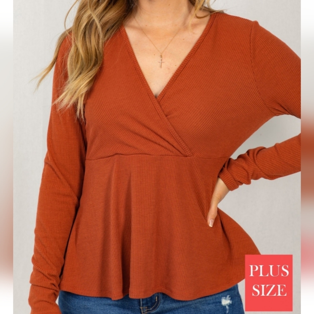 White Birch Surplice Top NWT